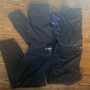 Four pairs of Gap & Nike leggings sz XL